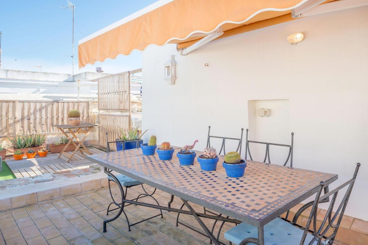 Апартаменты Atico En El Centro Con Terraza Кадис Экстерьер фото